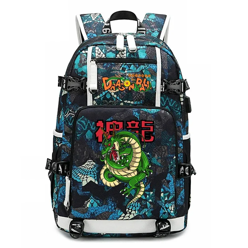 sac à dos pour étudiants avec imprimé dragon ball z, grande capacité, sac à dos décontracté pour enfants, adolescents, garçons et filles, pour l'école et les voyages