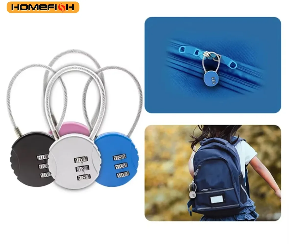 homefish serrure à combinaison numérique, serrures de bagages, serrures de valises avec code, serrure à code sécurisée pour casier de gym, sacs à dos de voyage, tiroirs