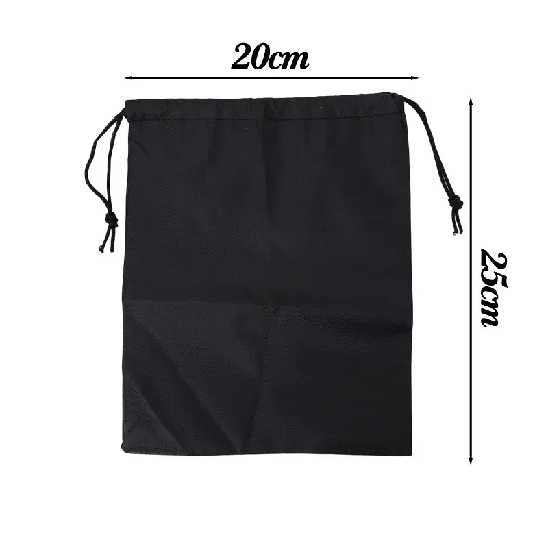 pochette de rangement à cordon en nylon, sac multifonctionnel, sacs pour voyage et activités de plein air de 10x20cm à 30x20cm, sac de rangement