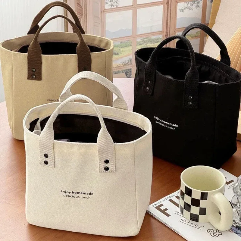 sac à main en toile pour femme vly/new, couleur unie, sac de voyage décontracté grande capacité pour femme