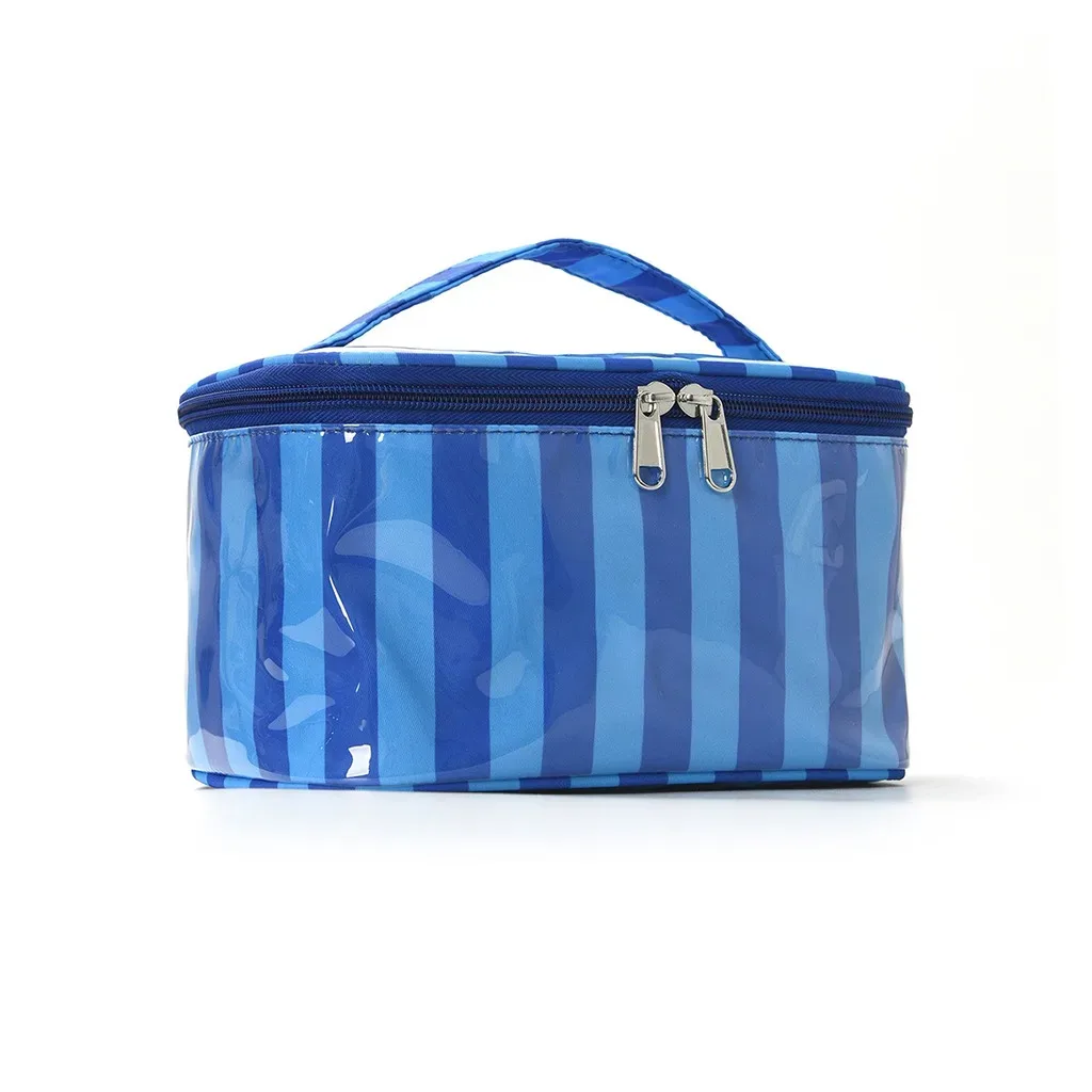 trousse de maquillage de grande capacité, imperméable, avec fermeture éclair, sac à cosmétiques résistant à l'usure, organisateur de beauté pour le rangement de petits objets pour femmes