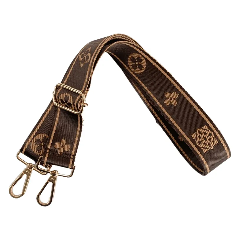 bandoulière de style floral rétro, adaptée aux sacs bandoulière et sacs à main pour hommes et femmes