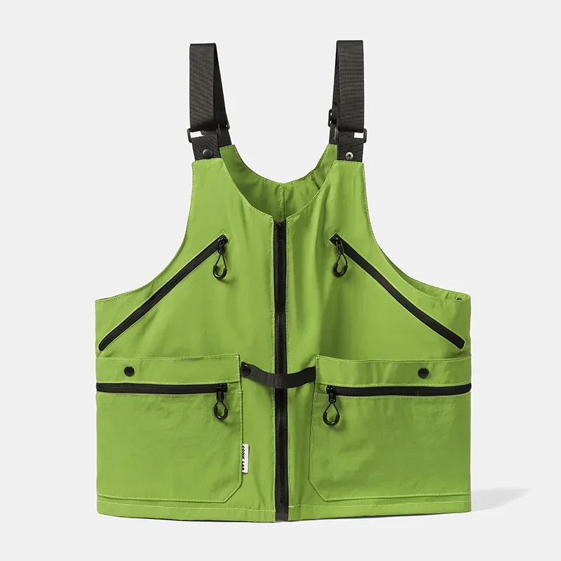 sac à dos tactique multifonctionnel pour la randonnée et le camping en plein air, style techwear, sac gilet variable homme/femme, sac à bandoulière unique