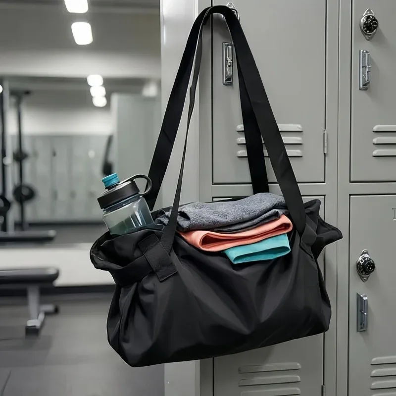 sac de sport élégant et léger, fourre-tout à bandoulière de grande capacité pour le camping, les voyages et le rangement