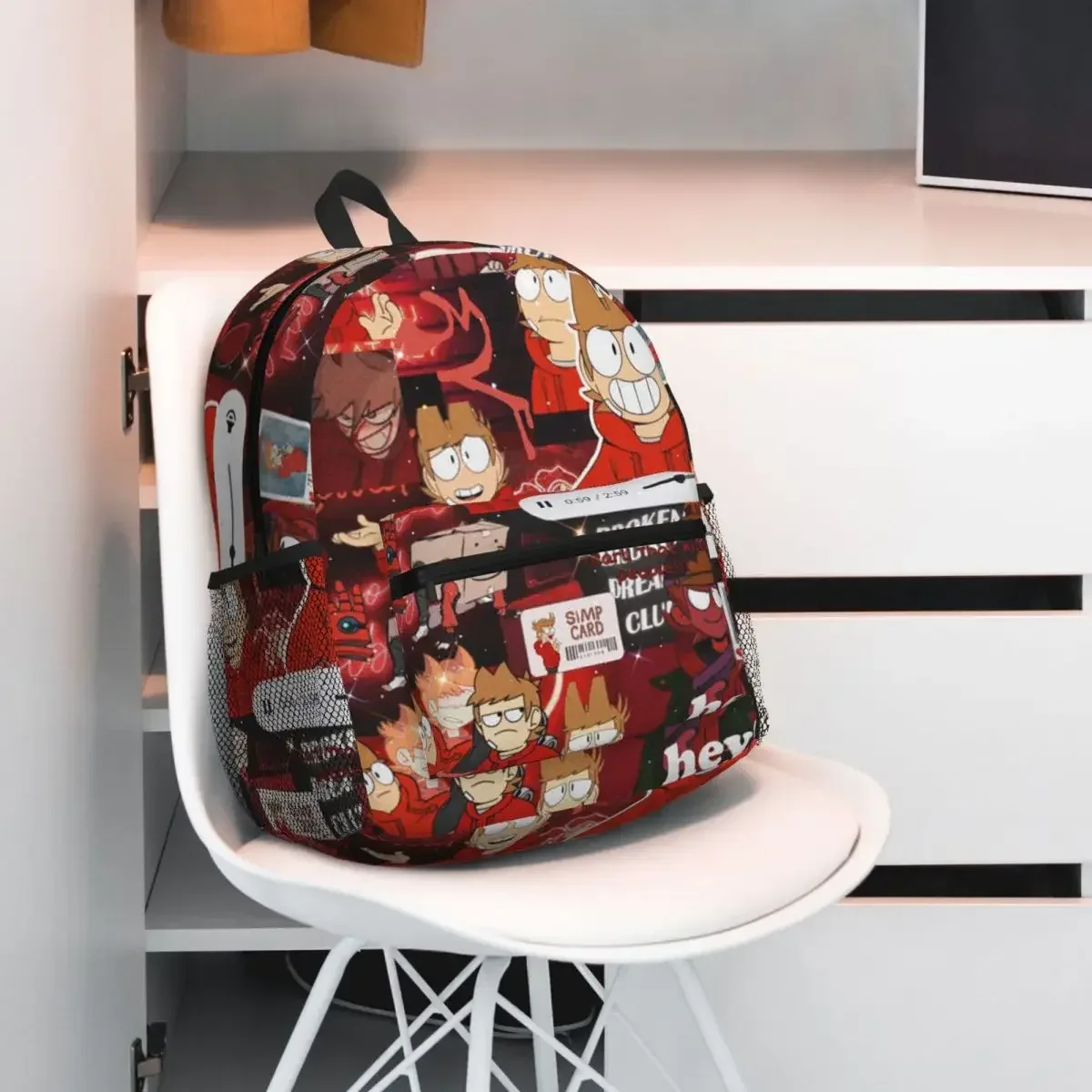 eddsworld sac à dos pour étudiants, sac d'école, sac à dos de randonnée, sac à dos de voyage pour garçons et filles, sac à dos à la mode, sacs à bandoulière