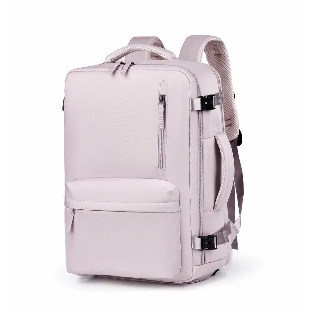 sac à dos de voyage pour ordinateur portable pour hommes et femmes, sac à dos de transport extensible approuvé par avion, sac à dos léger et étanche de 15,6 pouces