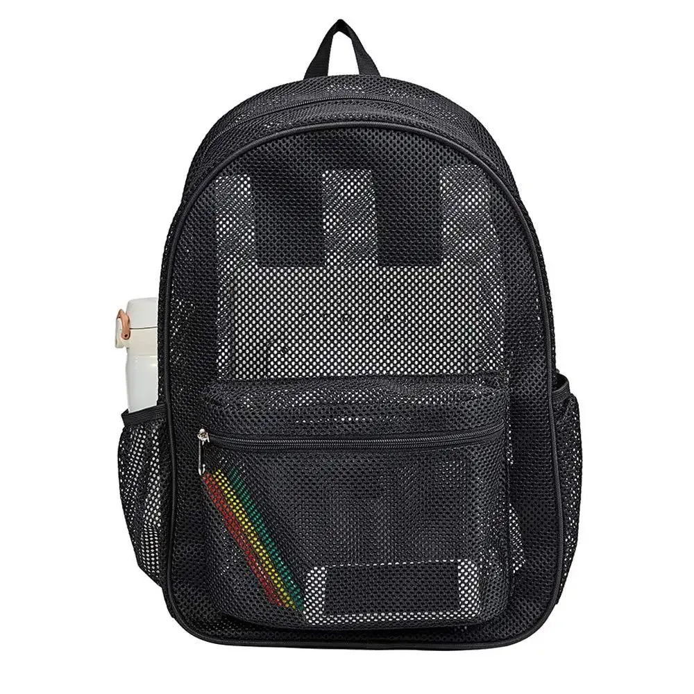sac à dos en maille pour rangement d'articles ménagers, sac à dos pour fitness, club, natation, voyage, plage, sports de plein air, camping, nouvelle mode, 2023
