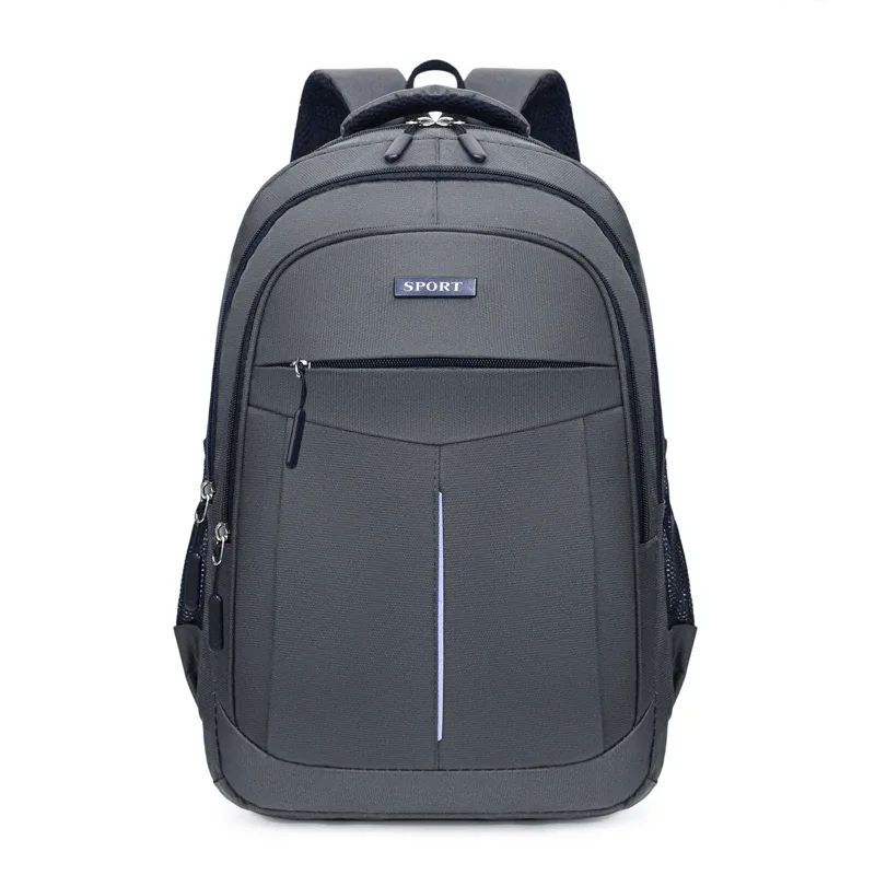 sac à dos pour homme - sac pour ordinateur portable noir de grande capacité, sangle réglable et compartiments multiples, sac de voyage de loisirs