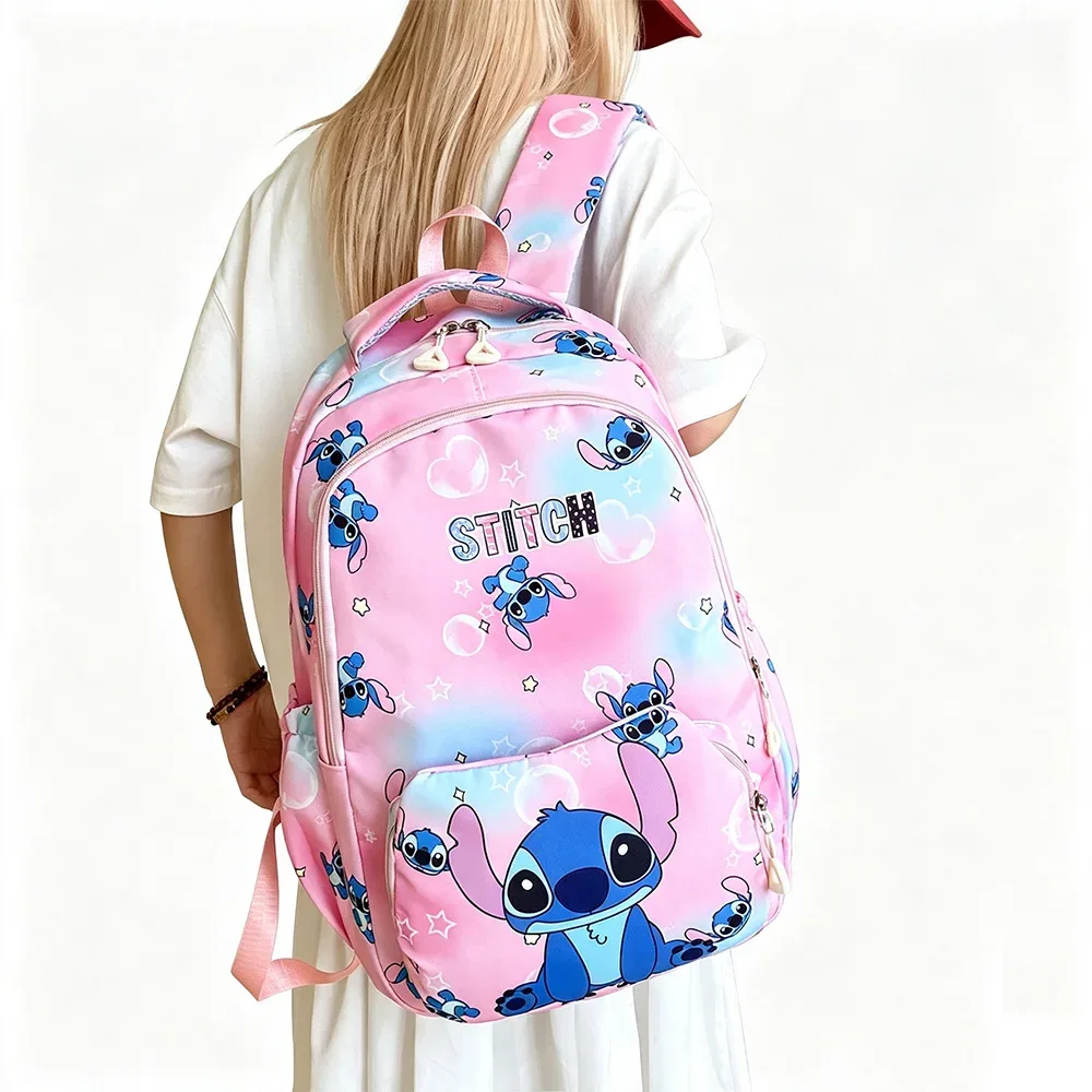 sac à dos scolaire grande capacité à double bretelle, motif dessin animé, pour loisirs en extérieur, cadeau de collection charmant pour étudiants