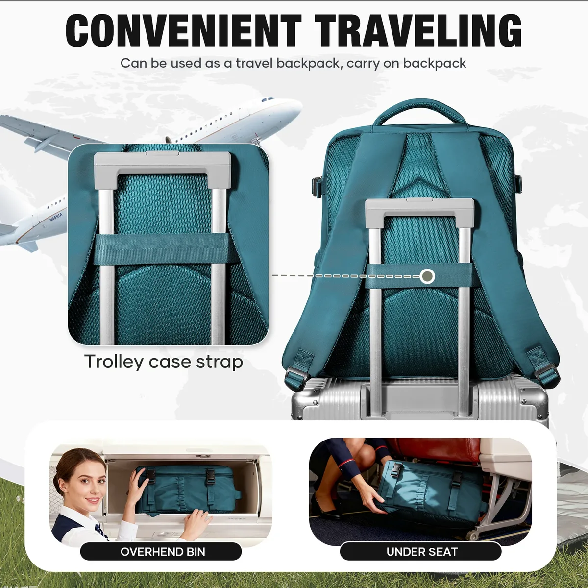 sac à dos ryanair 40x30x20, sac à dos de voyage pour avion, bagage à main wizzair easyjet, sac de cabine pour femmes et hommes, sac à dos pour ordinateur portable