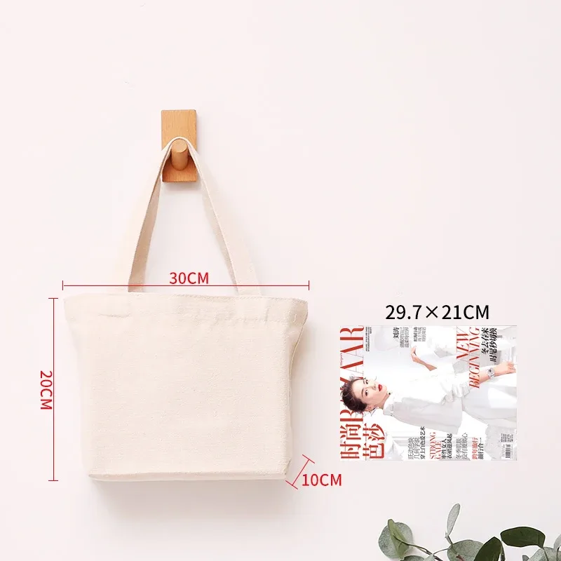 vente en gros de sacs d'épicerie en coton réutilisables personnalisés, 50 pièces/lot, logo imprimé, sac fourre-tout en toile haute capacité