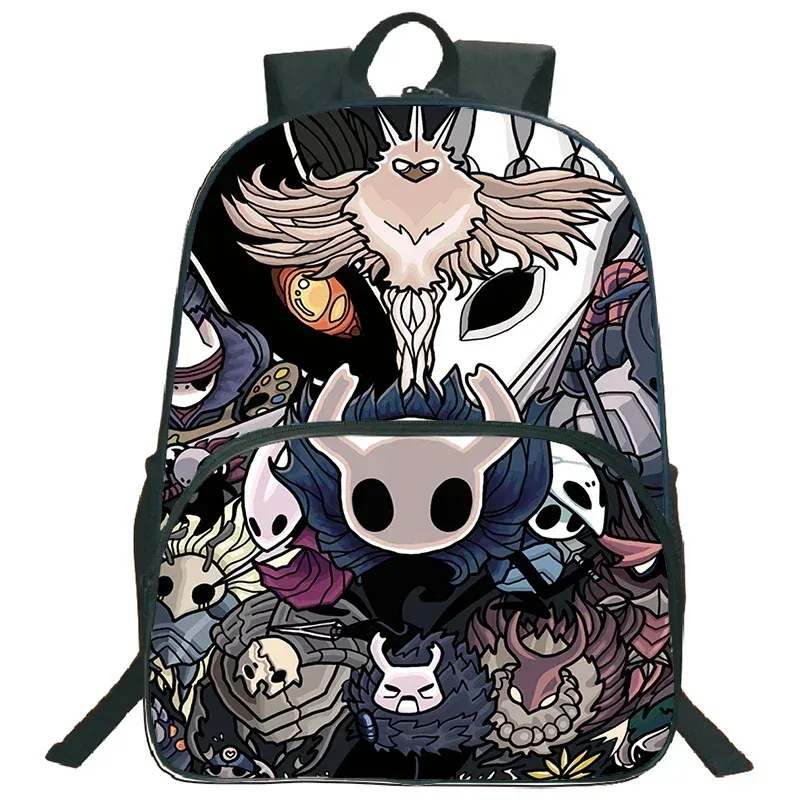 sac d'école léger sac à dos de chevalier creux jeu de dessin animé impression cartable pour enfants sac à dos de grande capacité garçons filles sac à dos de voyage