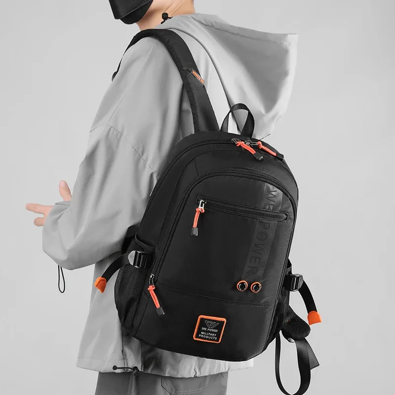 mode décontracté hommes sacs à dos de haute qualité en nylon tissu mâle sac à dos décontracté sac à dos élégant simple hommes sac à dos