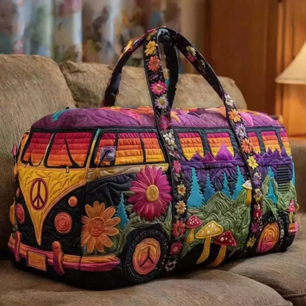 sac de voyage matelassé portable 18x9x9cm, matelassage 3d, grande capacité, sac de sport, sac à main de voyage