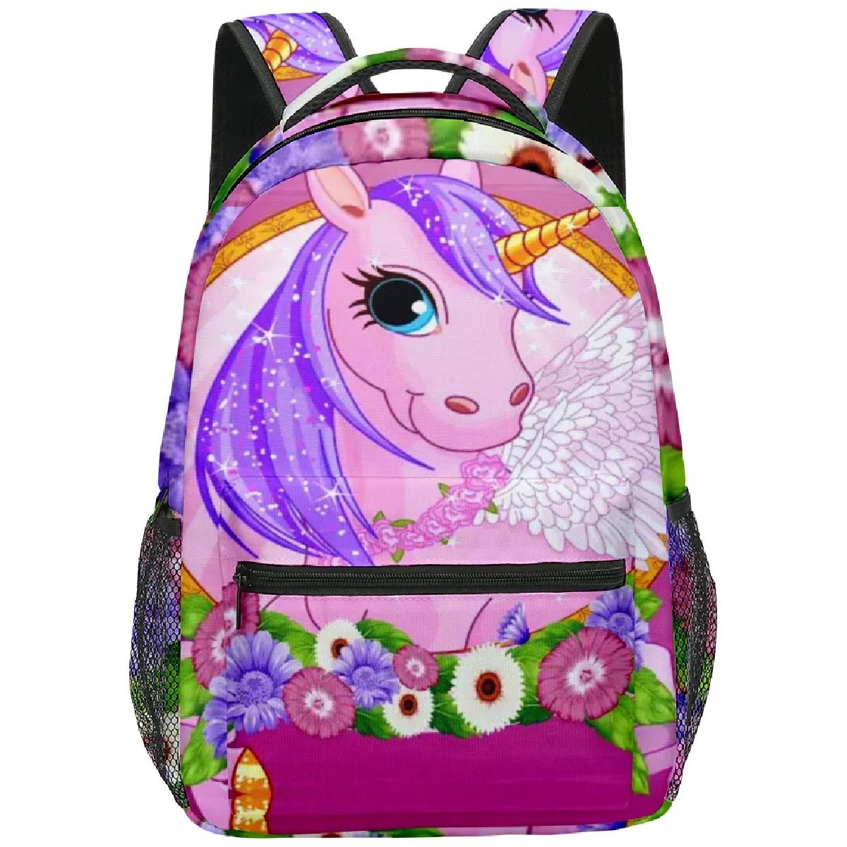 chimpopméthanol-sac à dos étanche pour étudiant, sac à dos pour ordinateur portable, impression 3d, oxford, cheval, licorne, voyage, garçons, filles, nouveauté