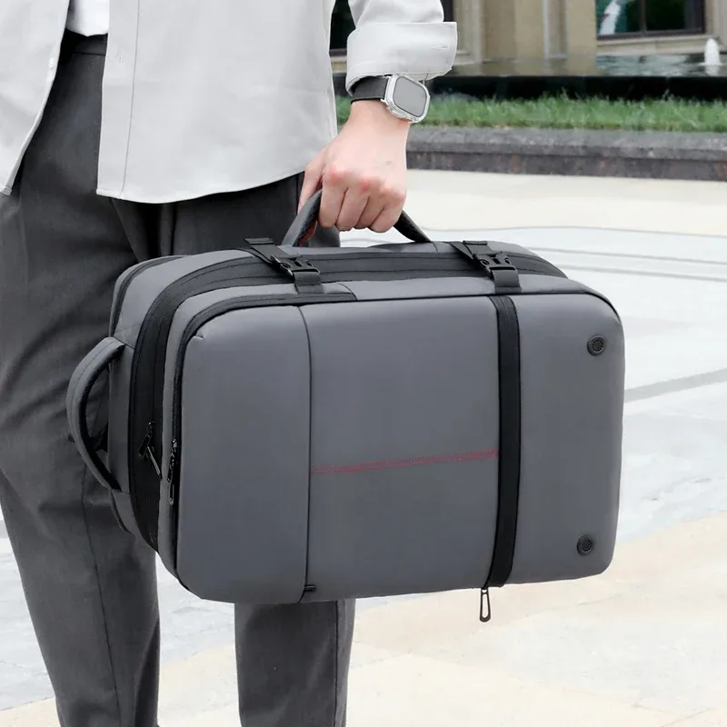 sac à dos d'affaires sous vide pour hommes, hydrofuge et extensible, sac à dos pour ordinateur portable de 15,6 pouces, sac de voyage multifonctionnel pour les déplacements