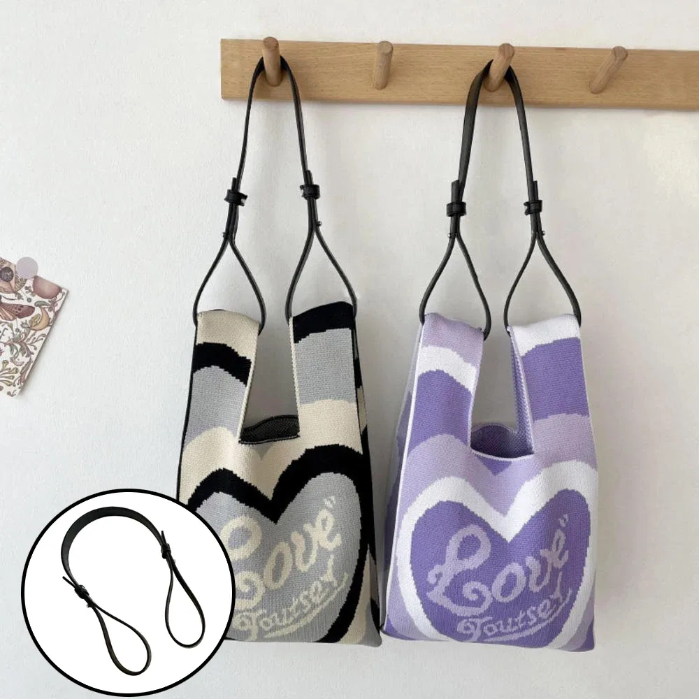 Ceinture d'extension de sac à main réglable, conception de niche, ceinture de sac à bandoulière, sangle de sac à main initiée noire, accessoires de sac