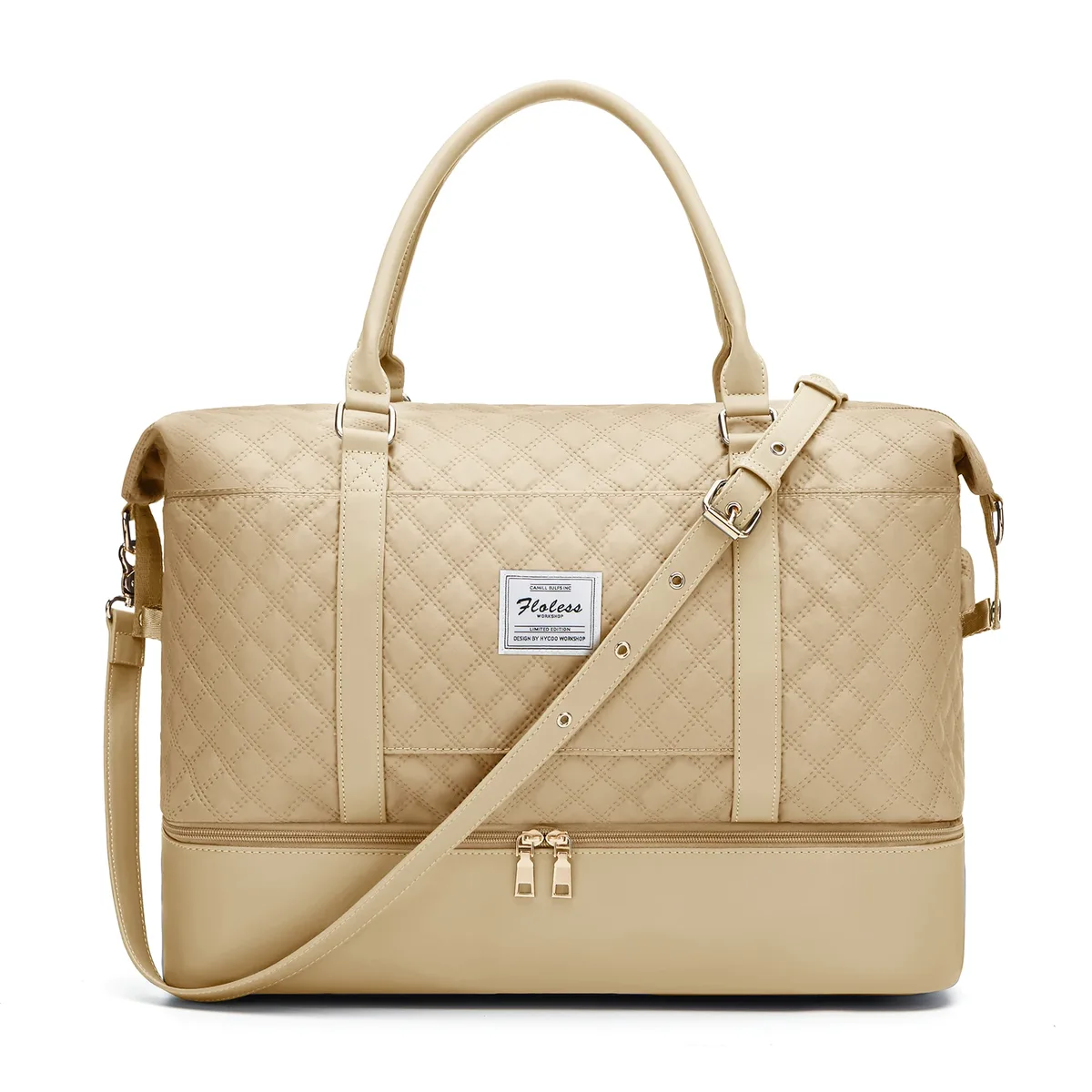 sac de week-end pour femme grand sac de voyage fourre-tout avec compartiment à chaussures pour les essentiels de voyage sac d'hôpital de nuit