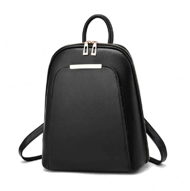 nouveaux sacs à dos en cuir de haute qualité pour femmes 2026, sacs à bandoulière de voyage à double fermeture éclair, sacs fourre-tout et sacs d'école pour ordinateur portable, style coréen tendance