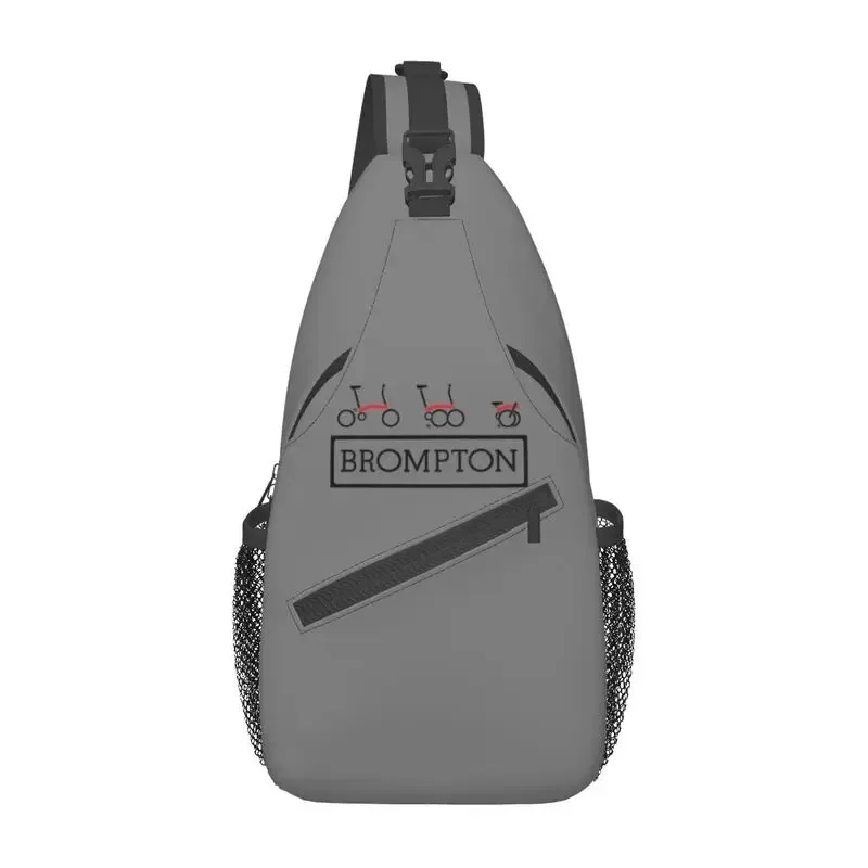 bromptons-sac à bandoulière de vélo pour homme, sac à dos à bandoulière poitrine, sac à dos de voyage, mode initiée