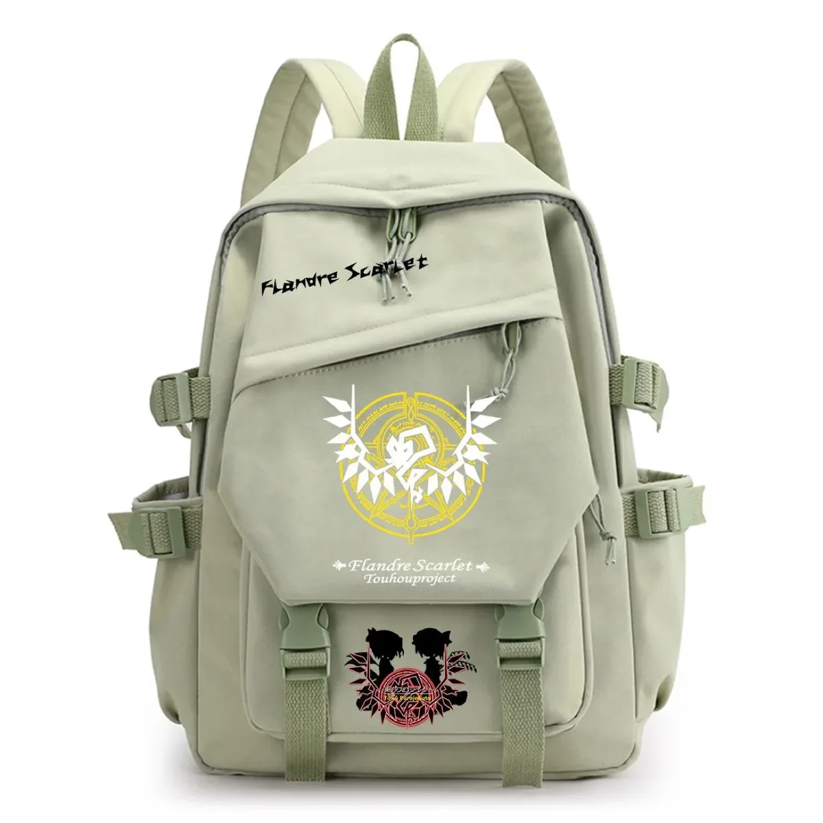 sac à dos touhou project sac à dos de voyage de grande capacité pour étudiants, imprimé dessin animé hakurei reimu kirisame marisa