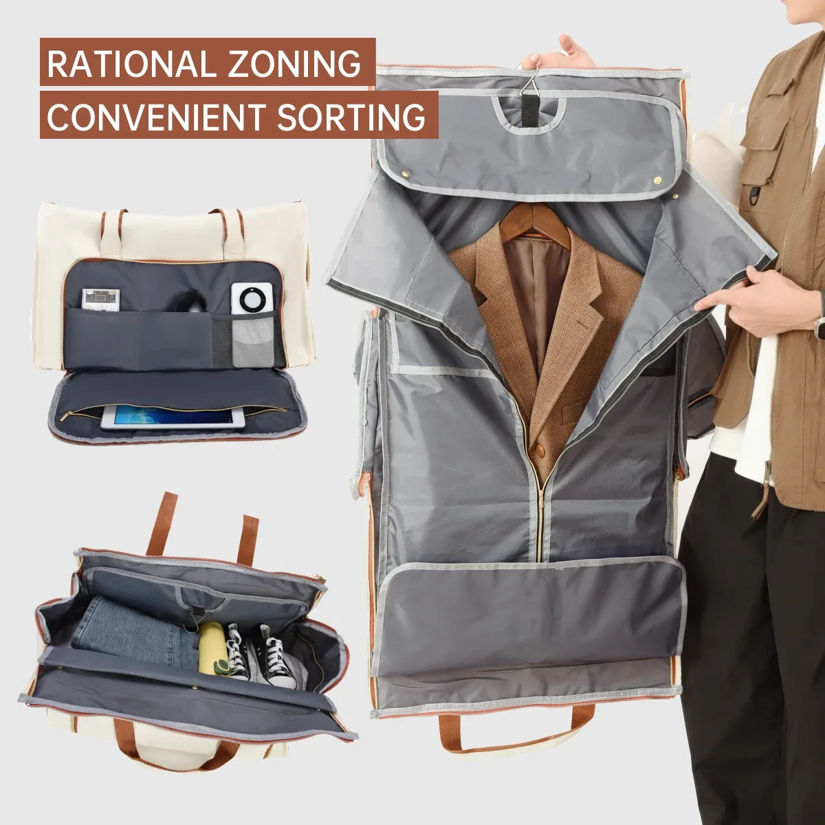 sac de voyage extra large, pochette pour hommes et femmes, sac de rangement matelassé, bagage à main, bagage à roulettes, bagage de déménagement, multi-usages