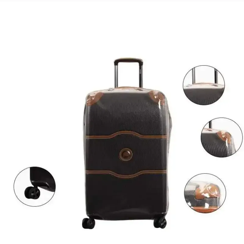 juste de bagage pour delsey, étui de protection air valise avec fermeture éclair, housses en cuir personnalisées, valise non incluse