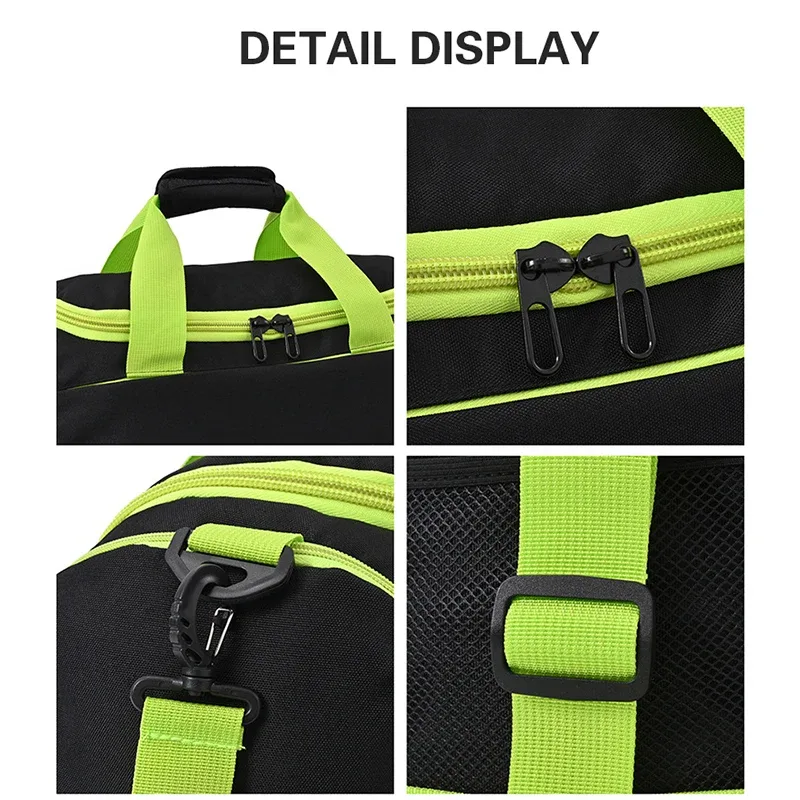 sac de football personnalisé avec logo, séparation sec/humide, sac à main, sac de sport imprimé avec motif logo
