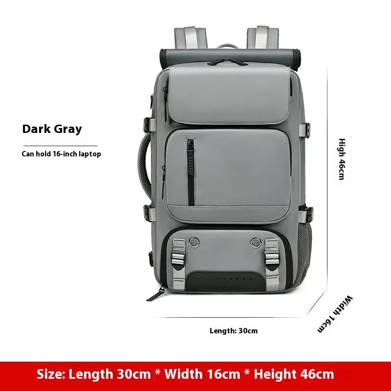 grand sac à dos de voyage, sac à dos embarquable, chargement usb, étanche, sac à dos de voyage extérieur, compartiment à chaussures indépendant