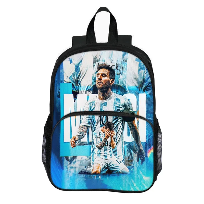 sac à dos m-messi avec poche avant pour étudiants et enfants, sac d'école pour star du football, sac de sport, sac de voyage de grande capacité