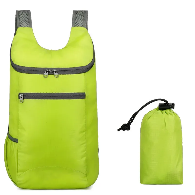 sac à dos ultraléger pliable avec sac de compression, sac à dos léger pour le voyage, la randonnée et le camping