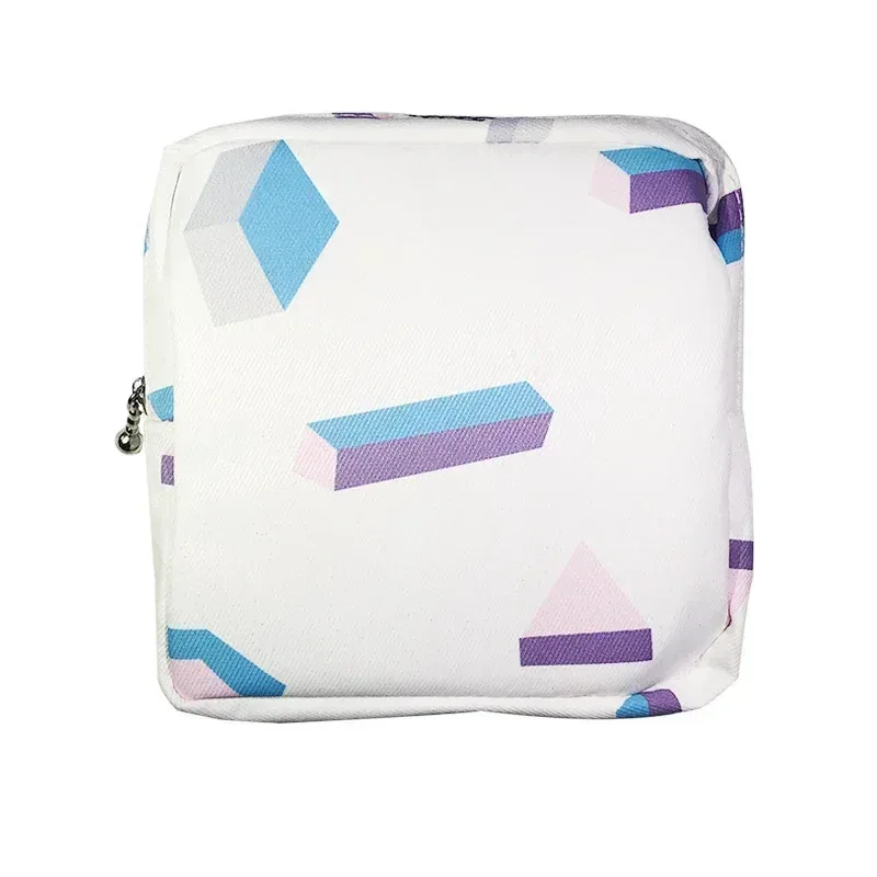 dessin animé mignon fille sac cosmétique mini serviettes hygiéniques rouge à lèvres stockage trousse de maquillage voyage trousse de toilette trousse de beauté maquillage organisateur sac