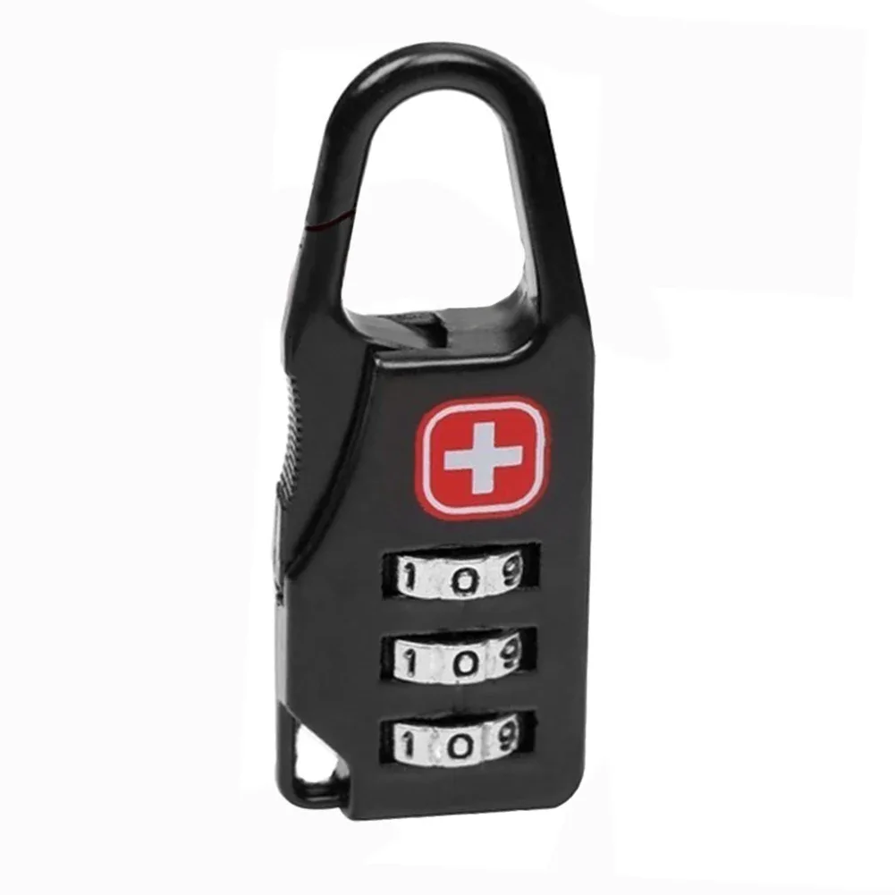 mini serrure à glissière pour sac à dos de voyage, sac à main extérieur, antivol portable, serrure à numéro blocode, accessoires