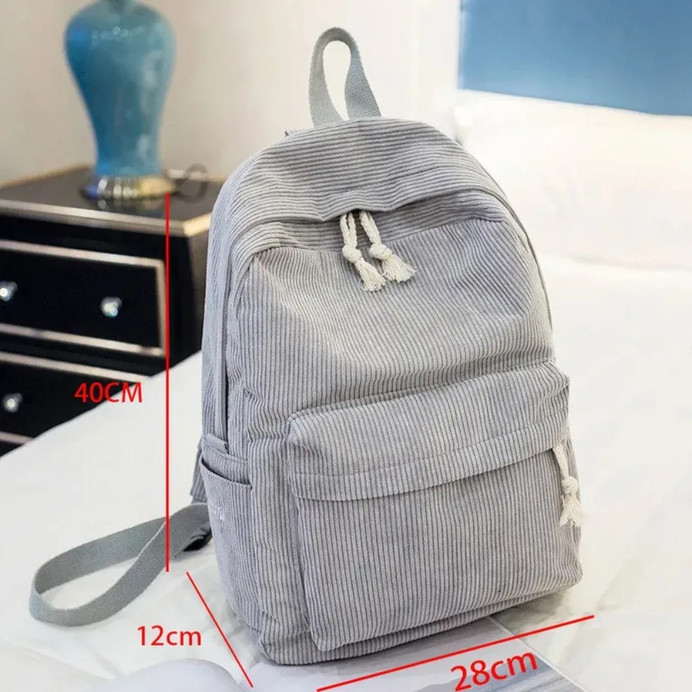 sac à dos en velours côtelé pour enfant avec nom brodé, sac d'école personnalisé pour tout-petit, cadeau d'anniversaire, sac pour ordinateur portable, rentrée scolaire
