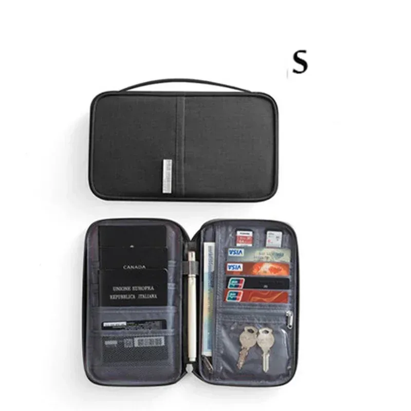 porte-passeport de voyage étanche multifonction pour femmes, housse rose, sacs, organisateur de documents familiaux, sac d'accessoires de voyage, nouvelle collection