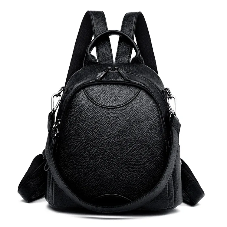 sac à dos en cuir de haute qualité pour femmes, sac à dos de voyage de grande capacité, sacs d'école à la mode pour adolescentes, sacs à bandoulière mochila