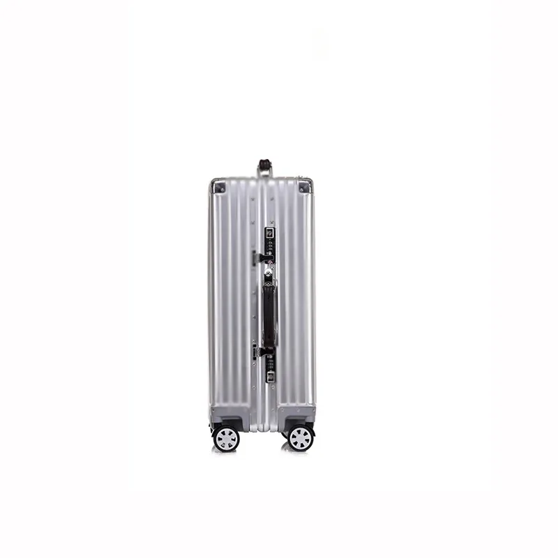 valise tout en alliage d'aluminium et de magnésium, boîtier de chariot à main, valises voyage en métal, bagage de cabine de voyage d'affaires 20 "24" 26 "29" pouces