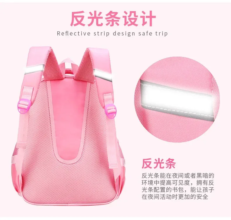 sac à dos scolaire léger pour filles de 6 à 12 ans, sac à dos élémentaire mignon à pois avec nœud et bretelles ergonomiques rembourrées