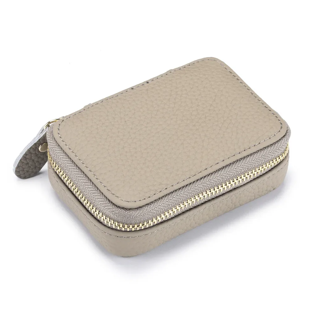 étui à rouge à lèvres avec miroir intégré, mini sac à cosmétiques, trousse à fermeture éclair, trousse de maquillage, trousse à lentilles de contact de voyage, trousse à main pour rouges à lèvres