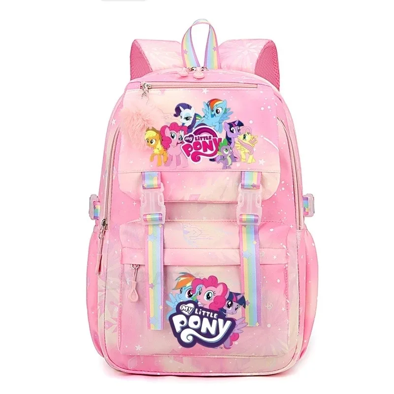 sac à dos my little pony pour femmes, garçons et filles, sac à livres, sac à dos de dessin animé kawaii pour étudiants et adolescents, mochila, cadeau d'anniversaire