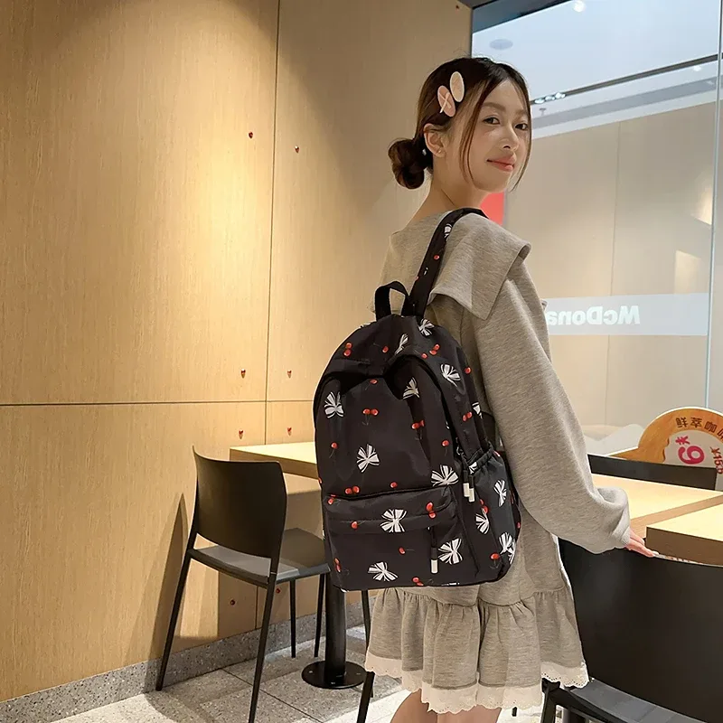 sac à dos décontracté pour femmes, imprimé floral, polyvalent, sangle réglable, sac à dos mignon pour étudiantes, sac à dos pour pique-nique et camping en plein air
