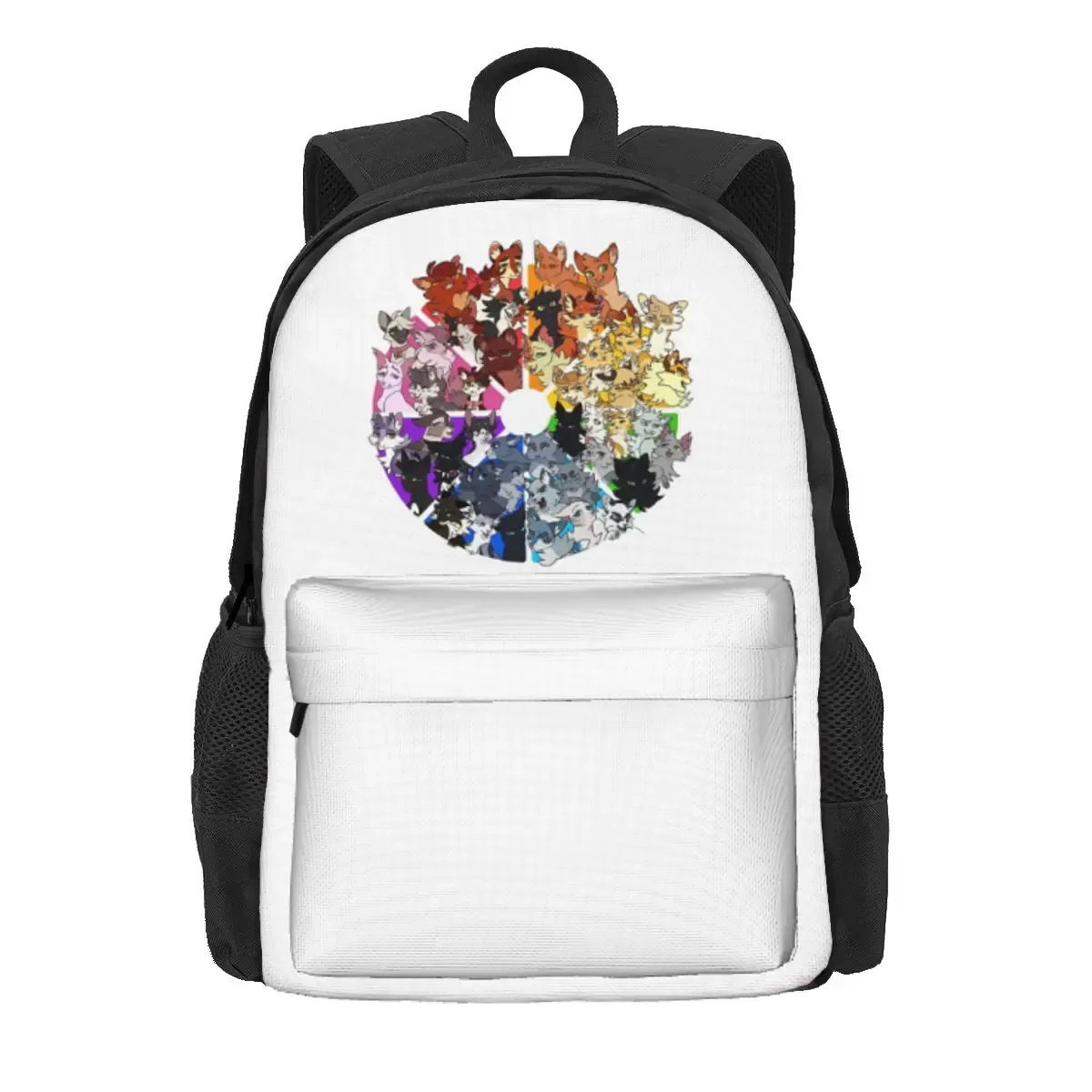 sac à dos warrior cats pour garçons et filles, sac d'école pour enfants, sacs à bandoulière pour ordinateur portable pour hommes et femmes