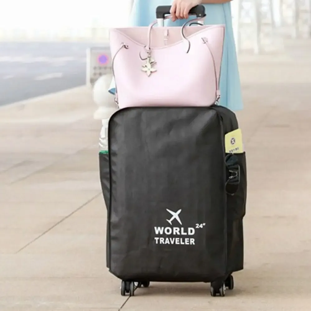 nouvelle housse de protection pour bagages de voyage de 20 à 30 pouces, imperméable, résistante à l'usure, anti-poussière, housse de protection pour valise