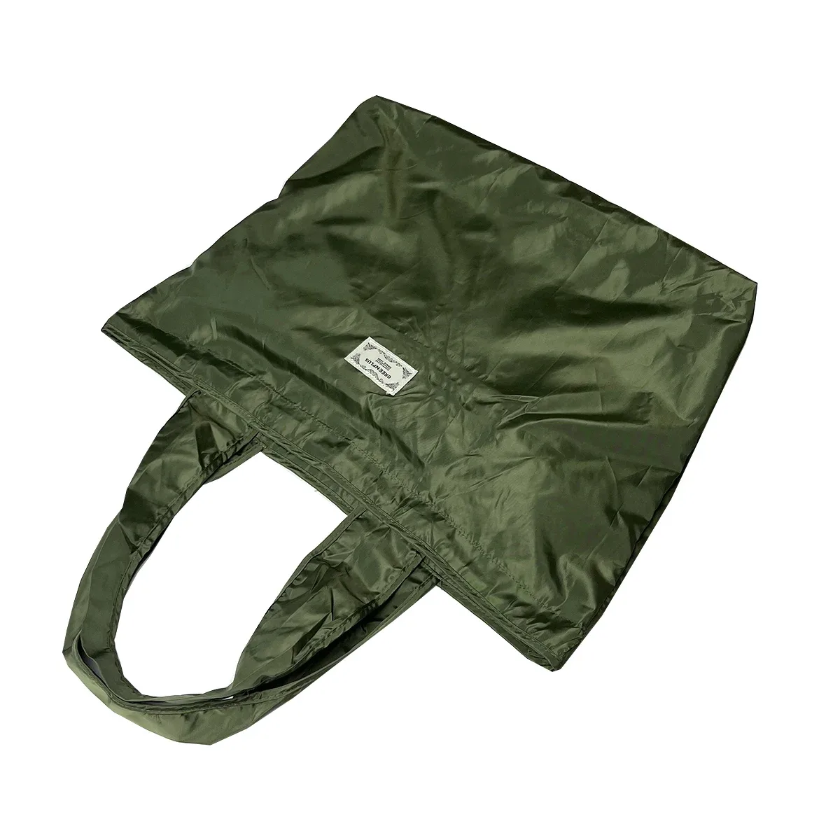 sac de courses pliable extra large de couleur unie avec cordon de serrage, sac fourre-tout et sac à bandoulière portable