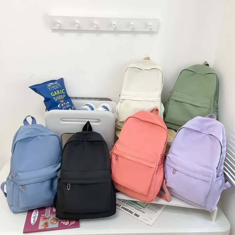 sac à dos en toile pour femmes, sac à bandoulière antivol, nouveau sac d'école pour adolescentes, sac à dos d'école pour filles