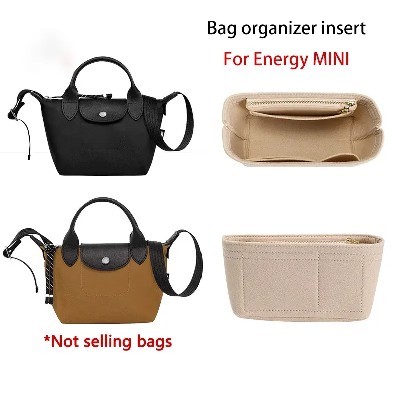 organisateur de sac en feutre energy s, durable et élégant, pour le rangement et la modification intérieure des sacs, accessoires de sac