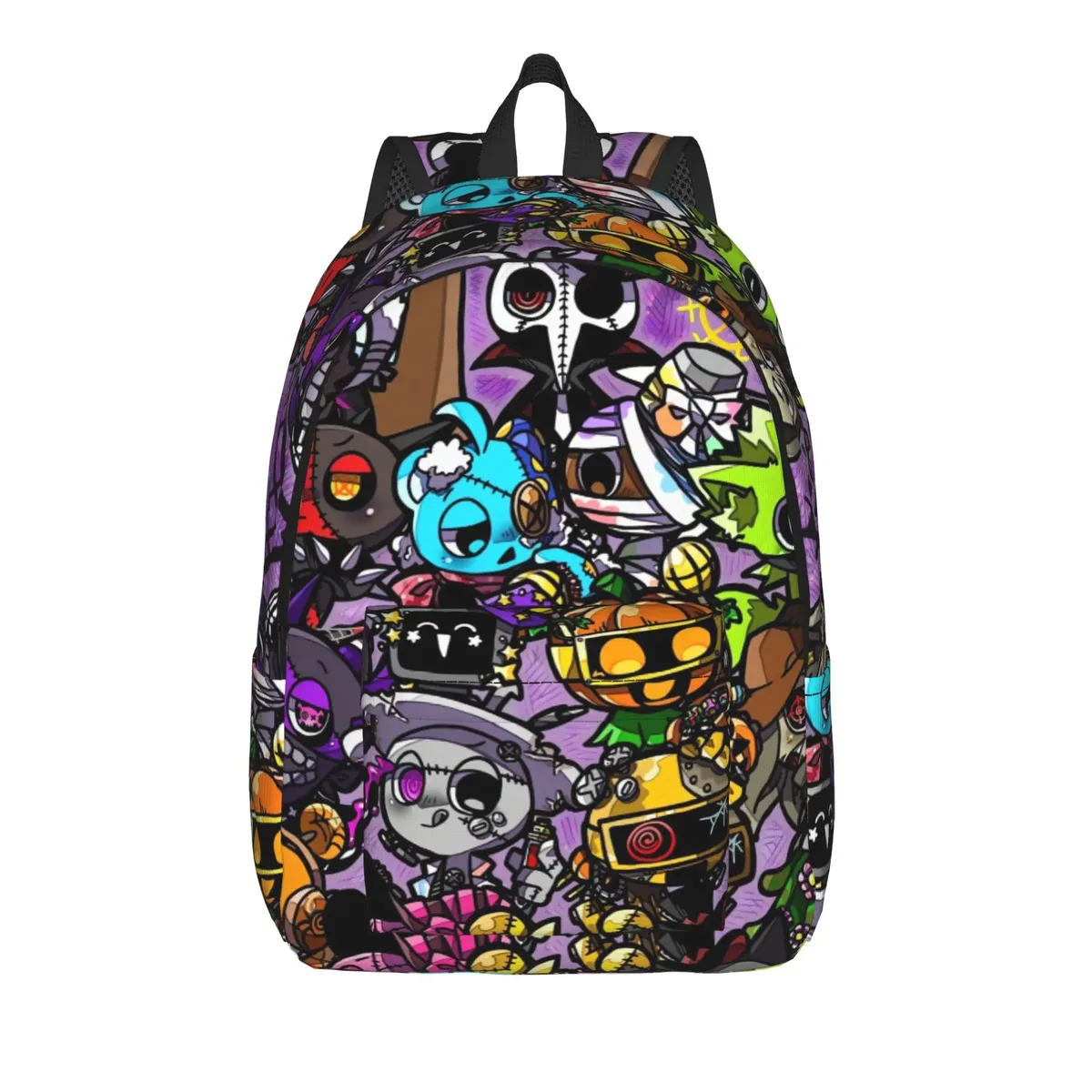 sac à dos s-sprunkis pour étudiants, sacs à dos imprimés en polyester, sacs de lycée à la mode, sac à dos coloré pour randonnée