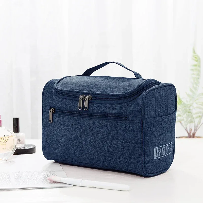 sac à cosmétiques étanche à crochet pour femmes, organisateur de voyage, trousse de maquillage pour hommes, trousse de maquillage, pochette de toilette de salle de bain, nécessaire de lavage