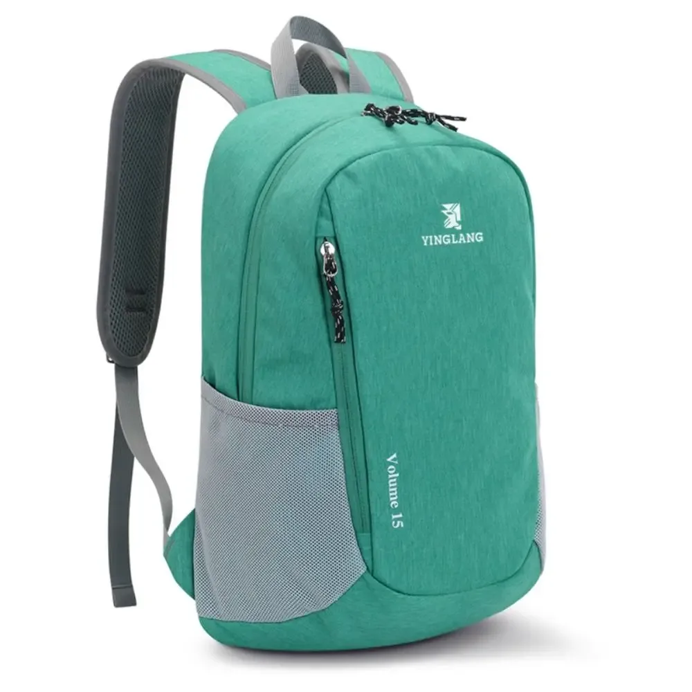 sac de camping en nylon 15l, grande capacité, ultraléger, sac à dos de sport, sac à dos de randonnée décontracté et portable pour l'extérieur