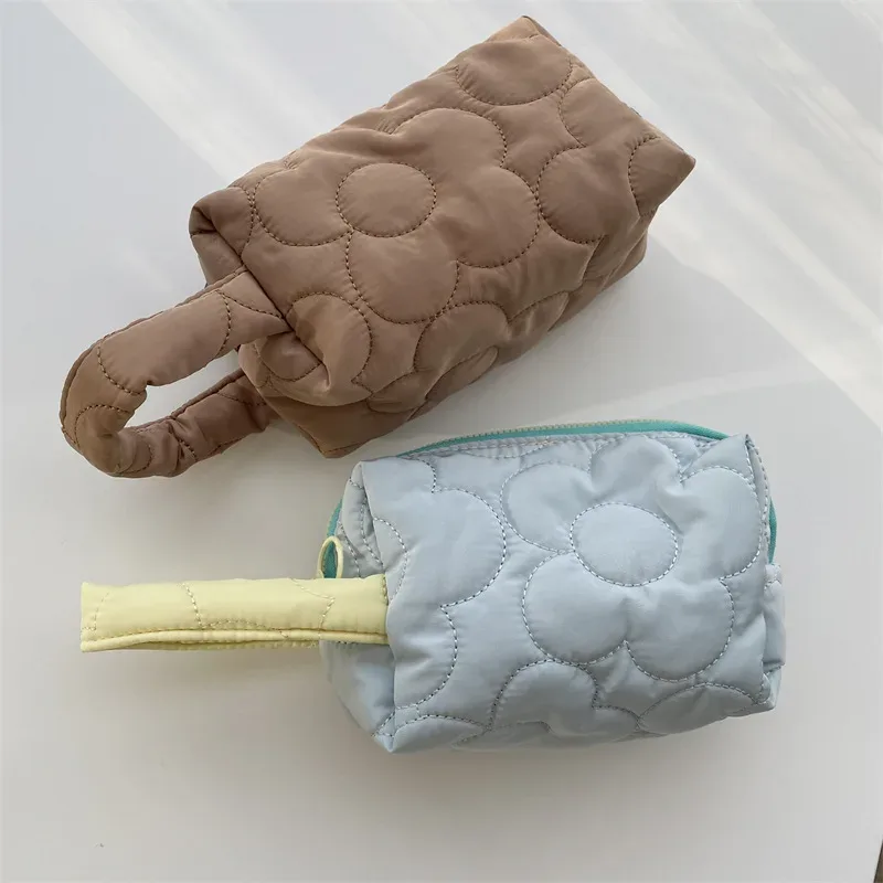 sacs à main en coton pour femmes sac de rangement tendance étui à cosmétiques de haute qualité sacs à maquillage coréens pour femmes sac de voyage décontracté sac à cosmétiques